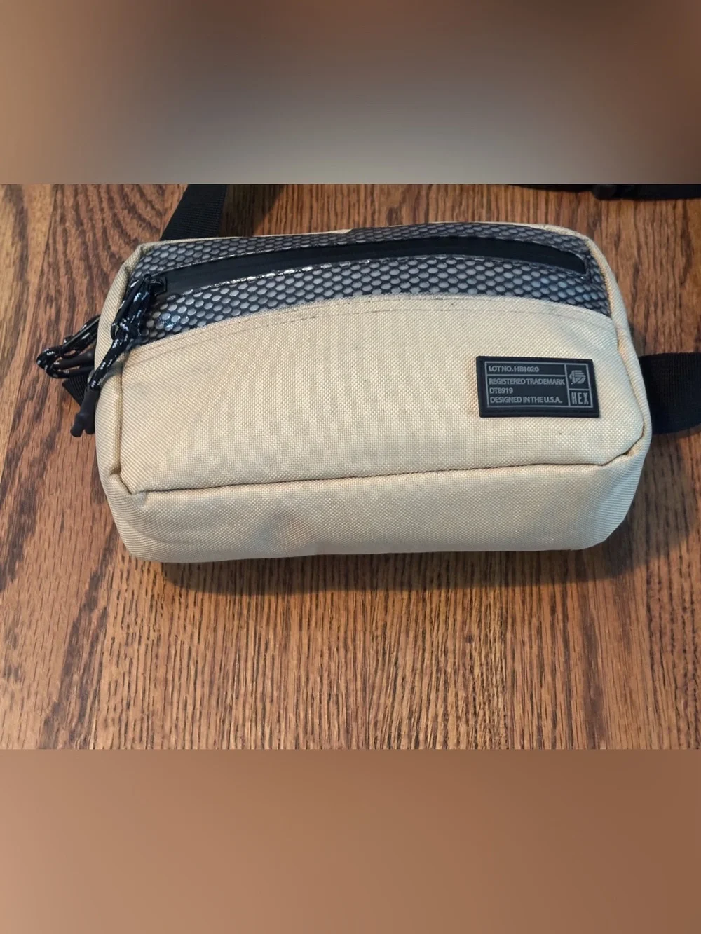 HEX Aspect Camcorder Sling Bag / Waist Pack - Tan with Mesh Detail